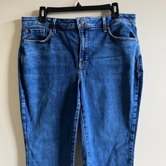 NYDJ Barbara Bootcut Jeans Wdnmbb2339 Blue Womens Plus Size 14W Denim Pa… - Picture 5 of 11